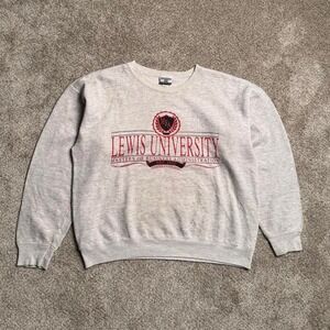 VINTAGE STURDY SWEATS MADE IN USA "LEWIS UNIVERSITY" SWEATSHIRT